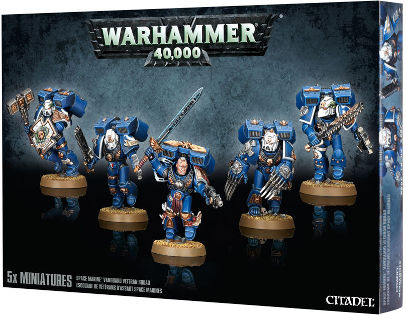 

Миниатюры Warhammer 40000: Space Marine Vanguard Veteran Squad НОВАЯ ВЕРСИЯ