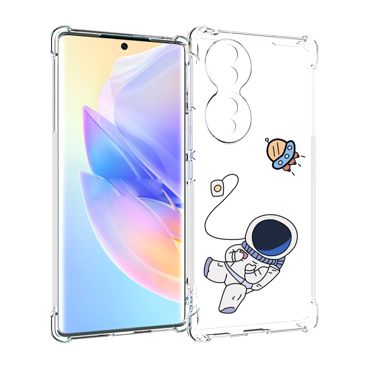 

Чехол MyPads астронавт для Honor 70, Прозрачный, Tocco