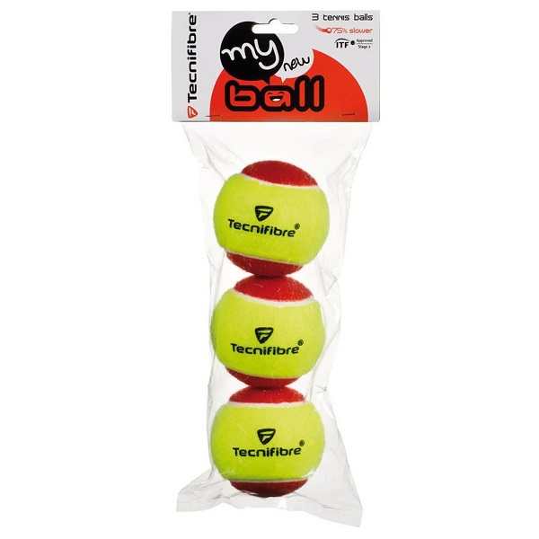 

Мячи для большого тенниса Tecnifibre Red Felt My New Ball 3b, Red Felt My New Ball 3b