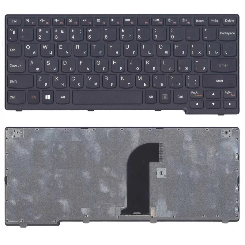 

Клавиатура для Lenovo Yoga 11 Series, Русская, Чёрная с рамкой