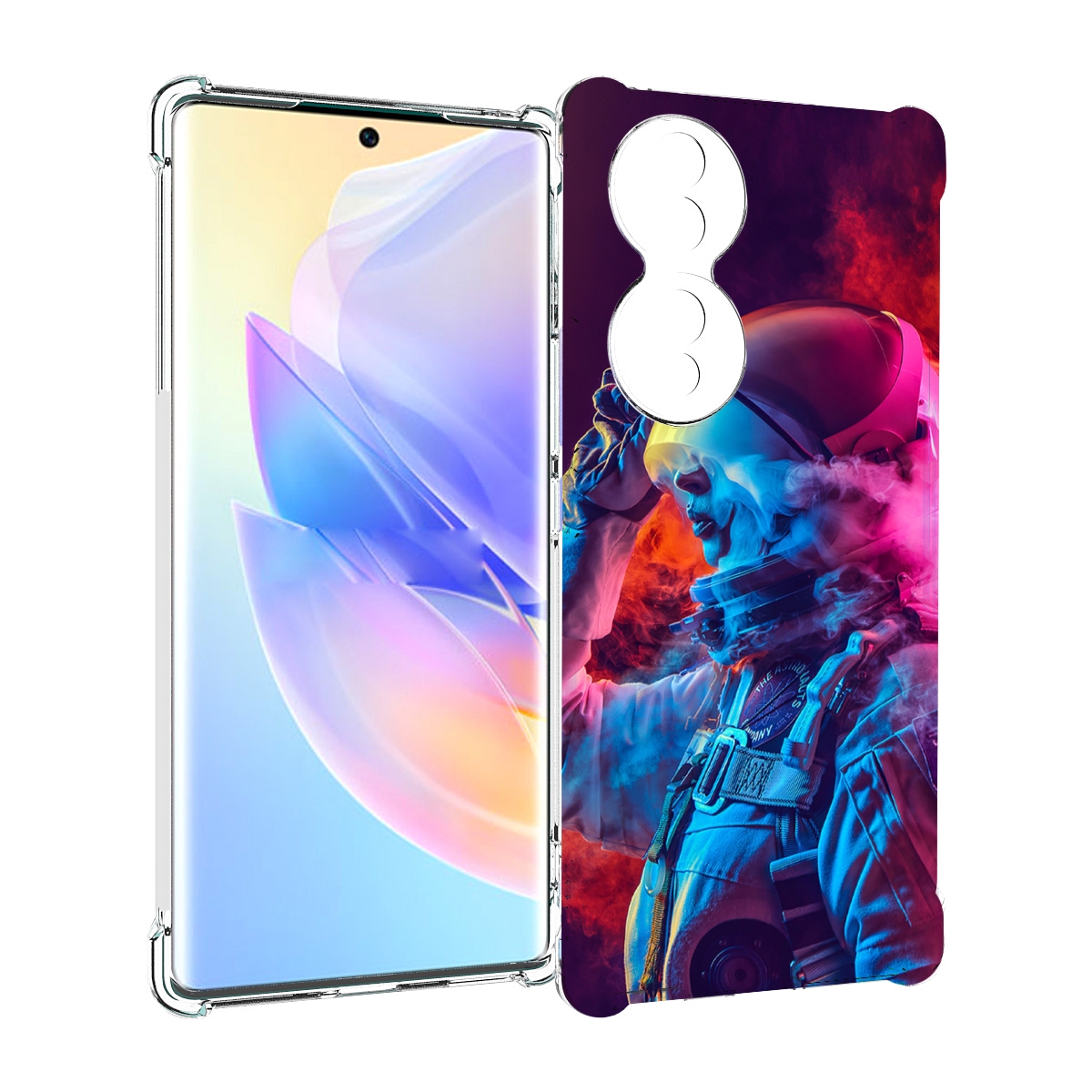 

Чехол MyPads астронавт в дыму для Honor 70, Прозрачный, Tocco