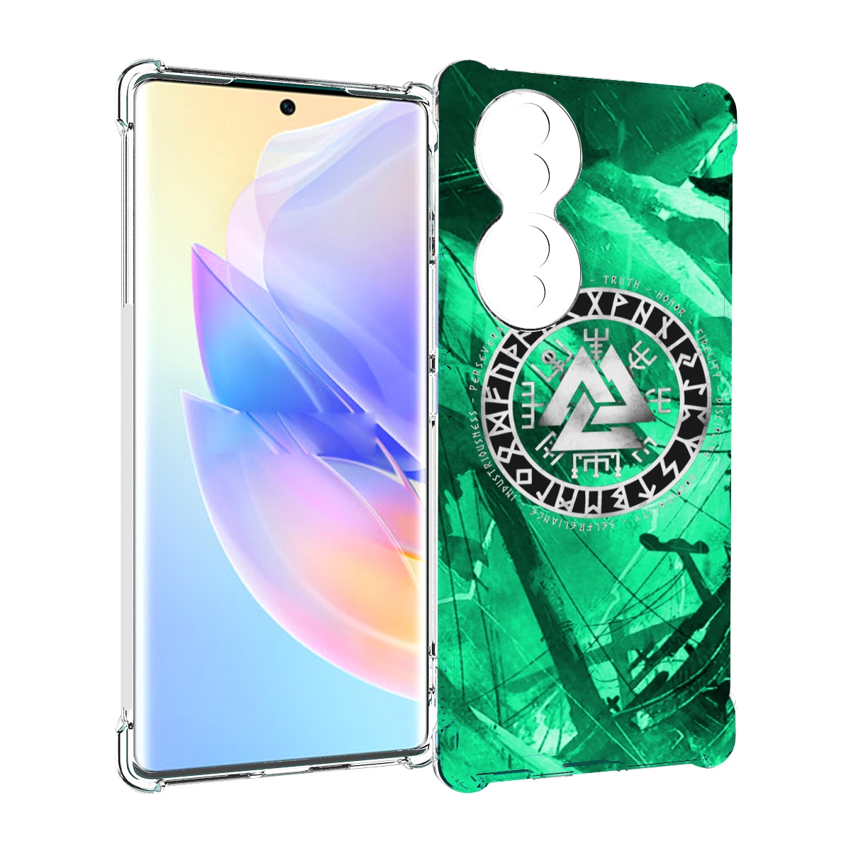 

Чехол MyPads ассасин-крид-2020-рагнарек мужской для Honor 70, Прозрачный, Tocco