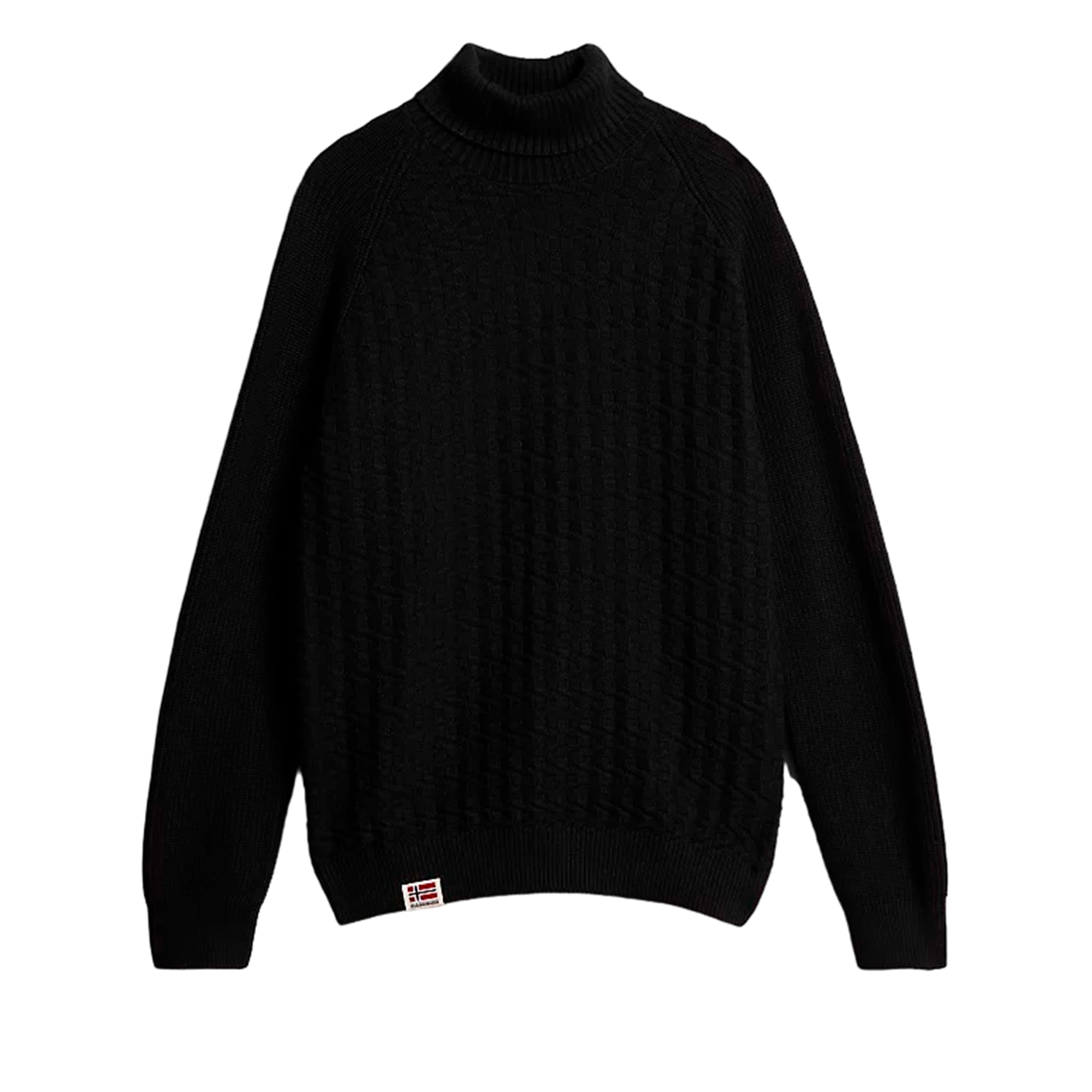 Свитер мужской Napapijri Trondheim Turtle Neck Knitwear черный M