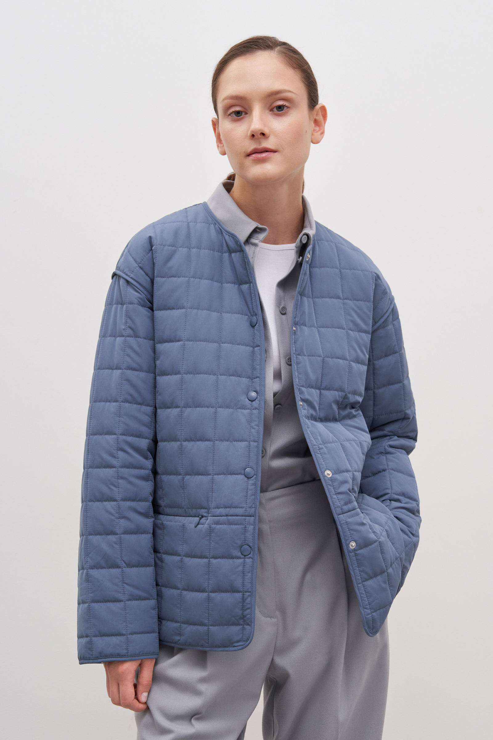 

Куртка женская Finn Flare FAD11017 синяя XL, Синий, FAD11017