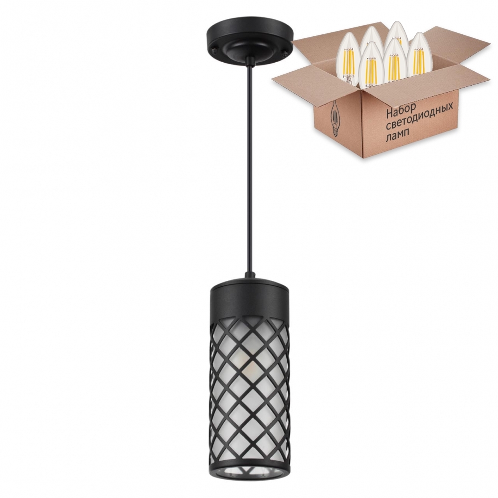 

Садовый светильник Odeon light Dunes 400989, 4834/1+Lamps Е27 Свеча