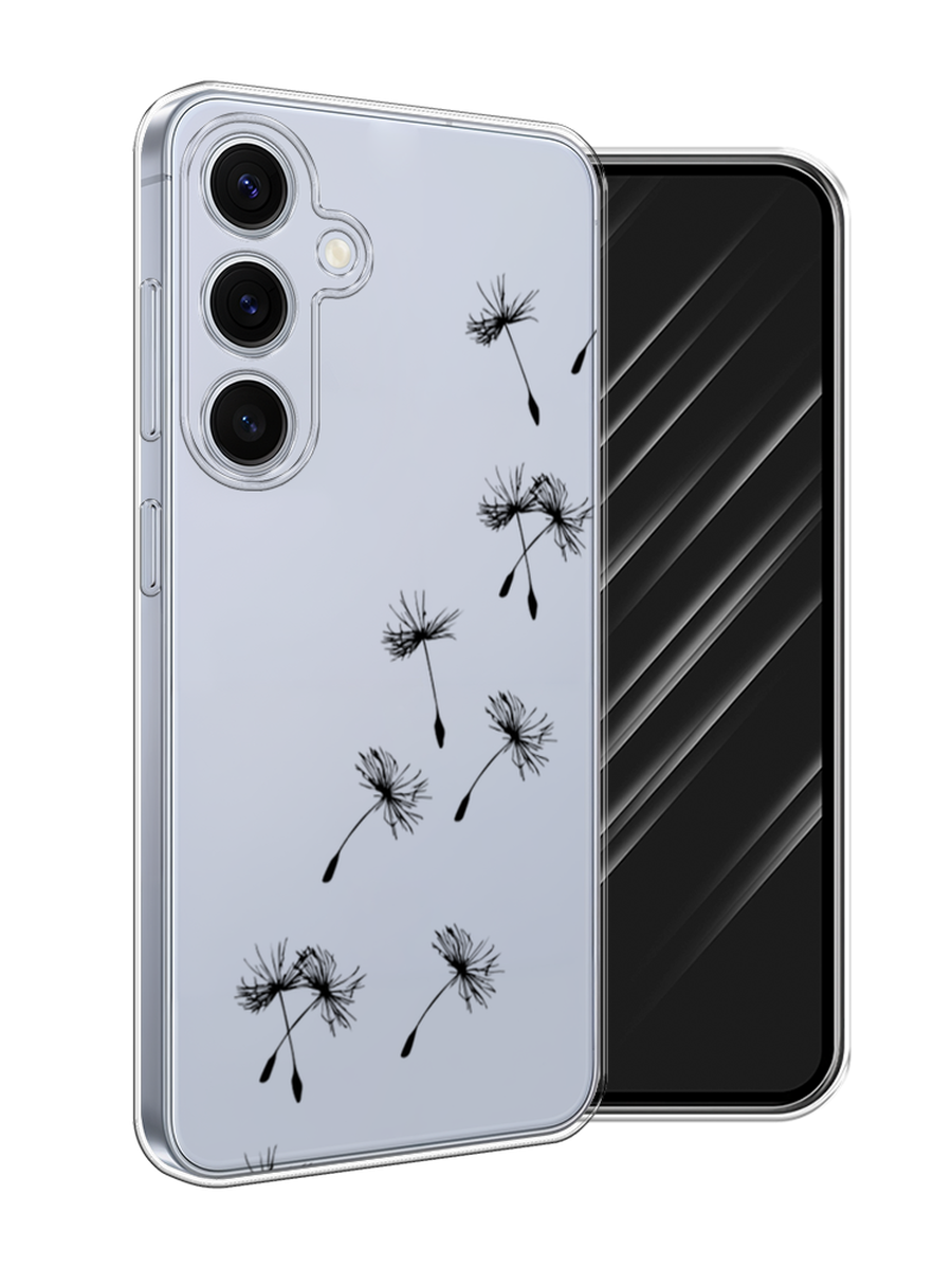 

Чехол Awog на Samsung Galaxy S24 FE 5G "Летящие одуванчики", Черный, 2109950-1