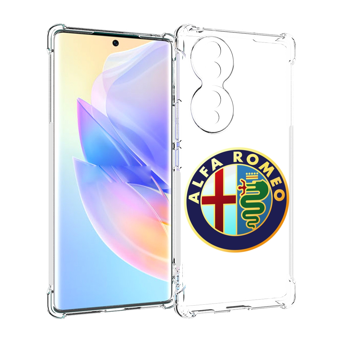 

Чехол MyPads альфа-ромео-2 мужской для Honor 70, Прозрачный, Tocco