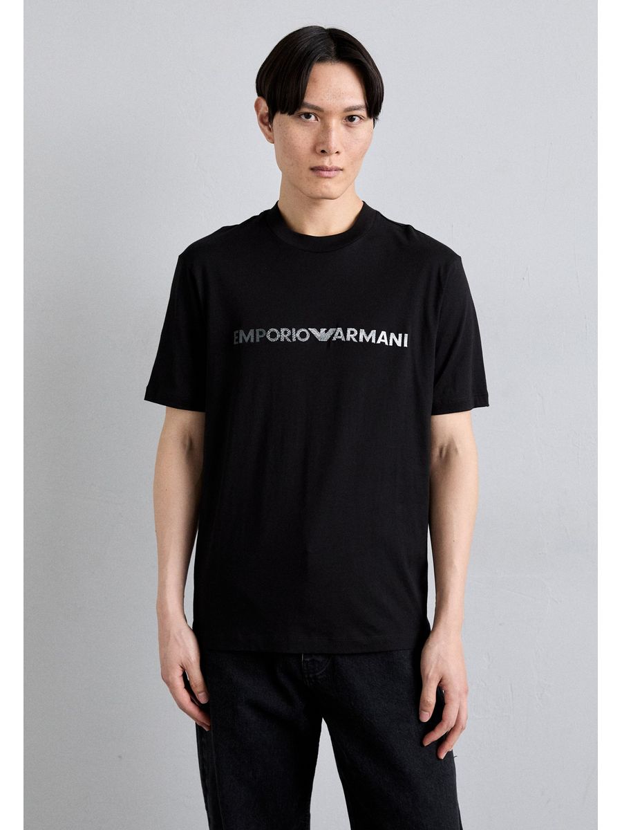 

Футболка мужская Emporio Armani EA822O0E5 черная L, Черный, EA822O0E5