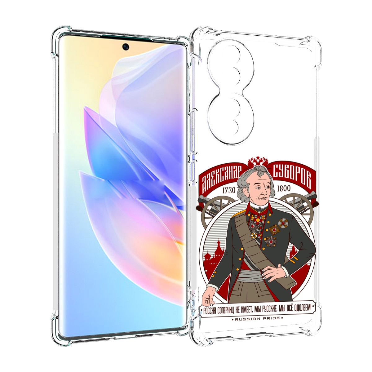 

Чехол MyPads Суворов для Honor 70, Прозрачный, Tocco