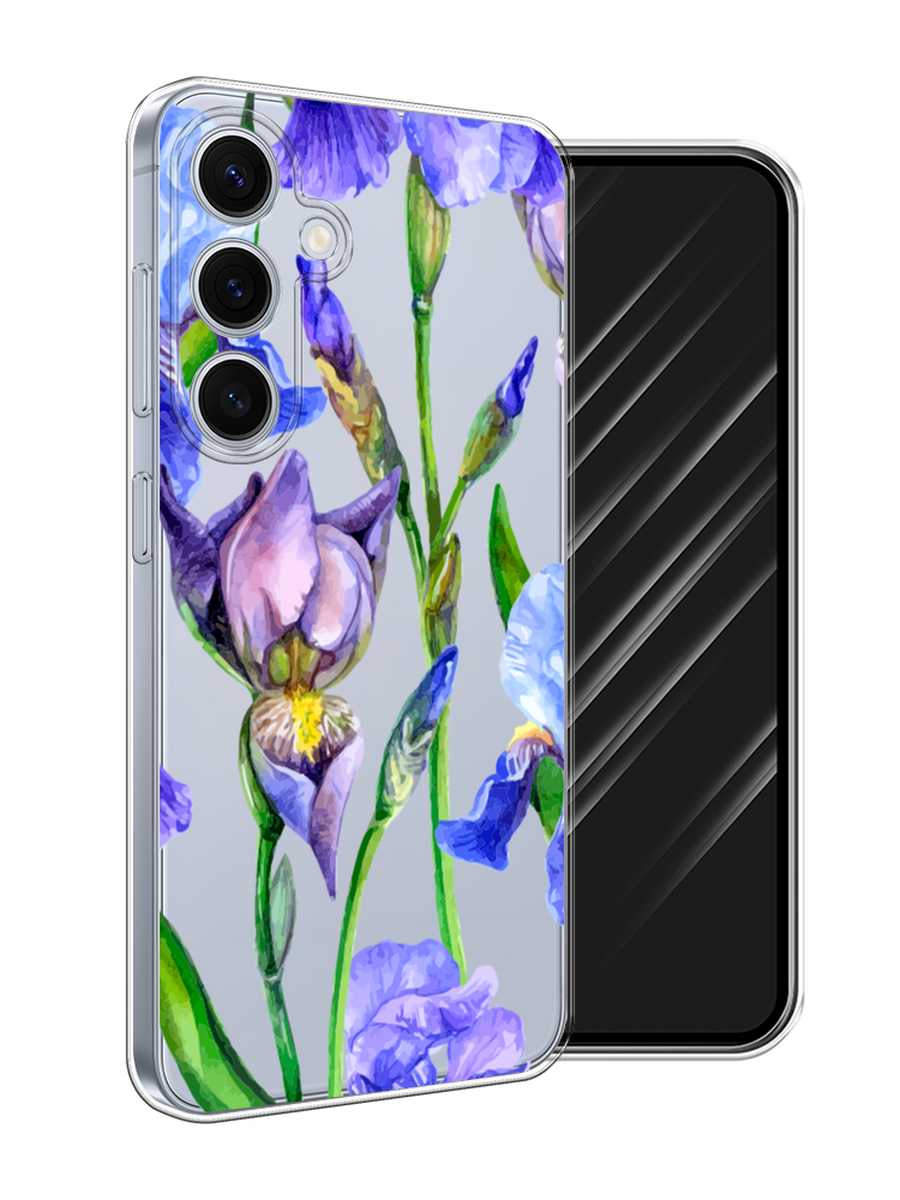

Чехол Awog на Samsung Galaxy S24 FE 5G "Синие ирисы", Фиолетовый;голубой;зеленый, 2109950-1