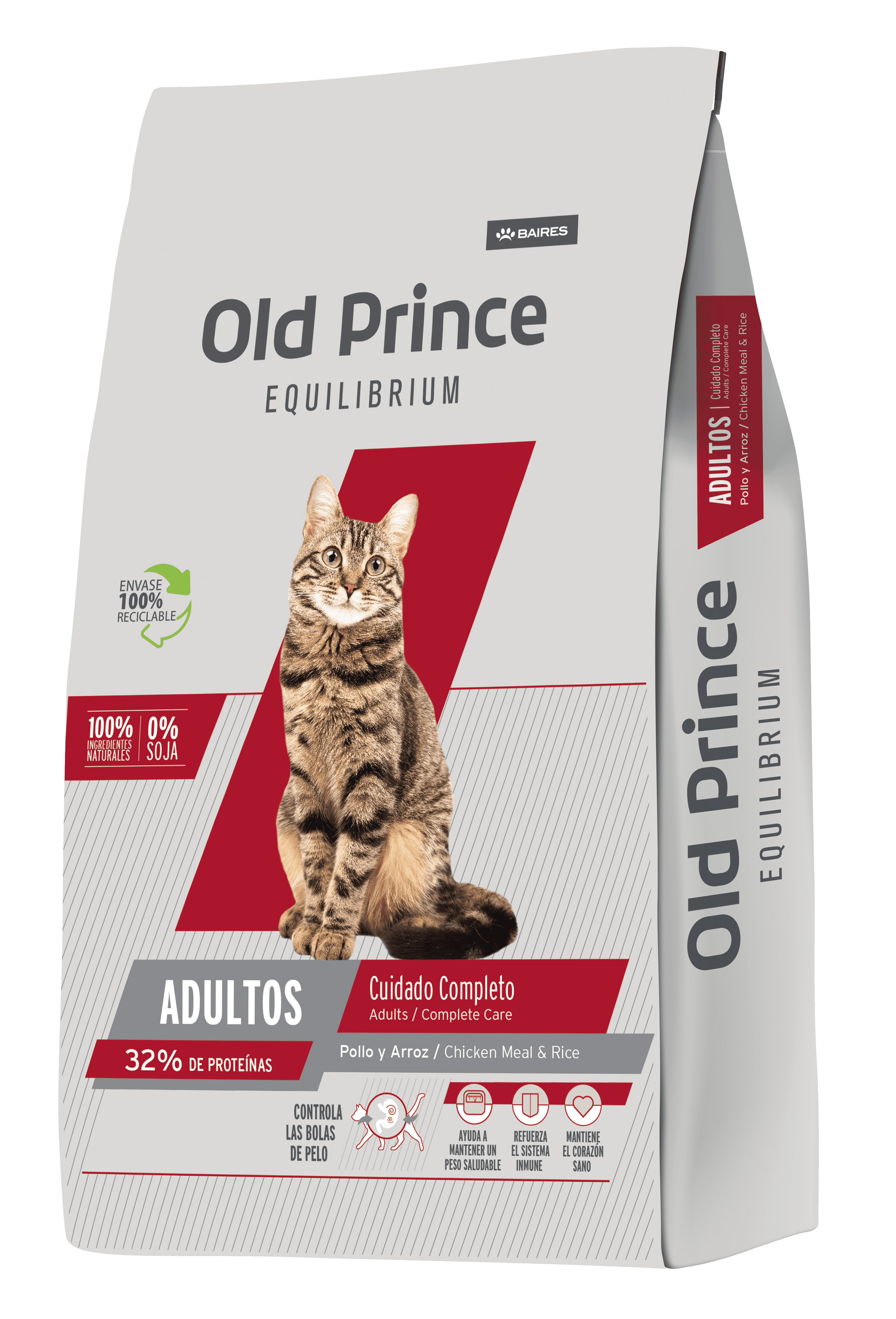 

Сухой корм для кошек Old Prince Equilibrium Complete Care, для взрослых, курица, 3 кг