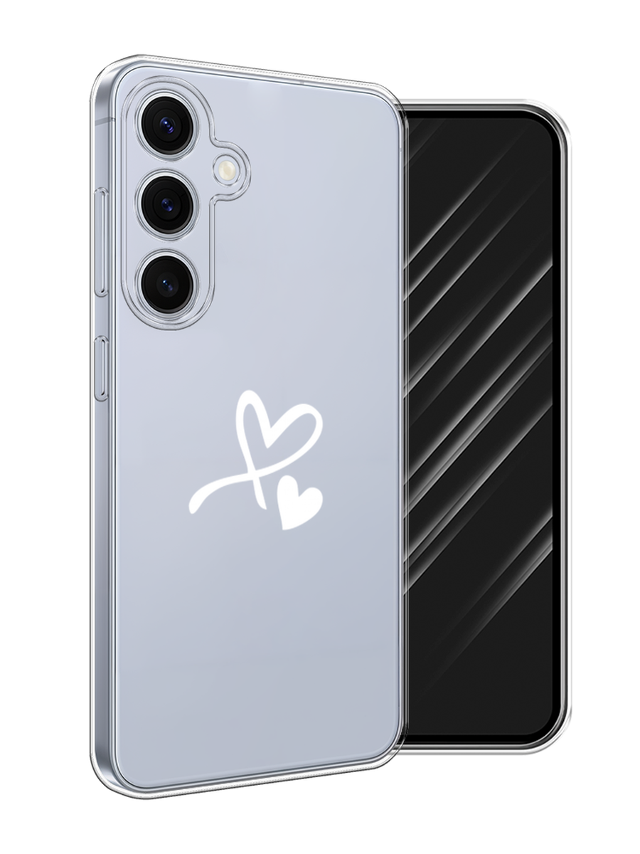 

Чехол Awog на Samsung Galaxy S24 FE 5G "Сердечко минимализм", Белый, 2109950-1