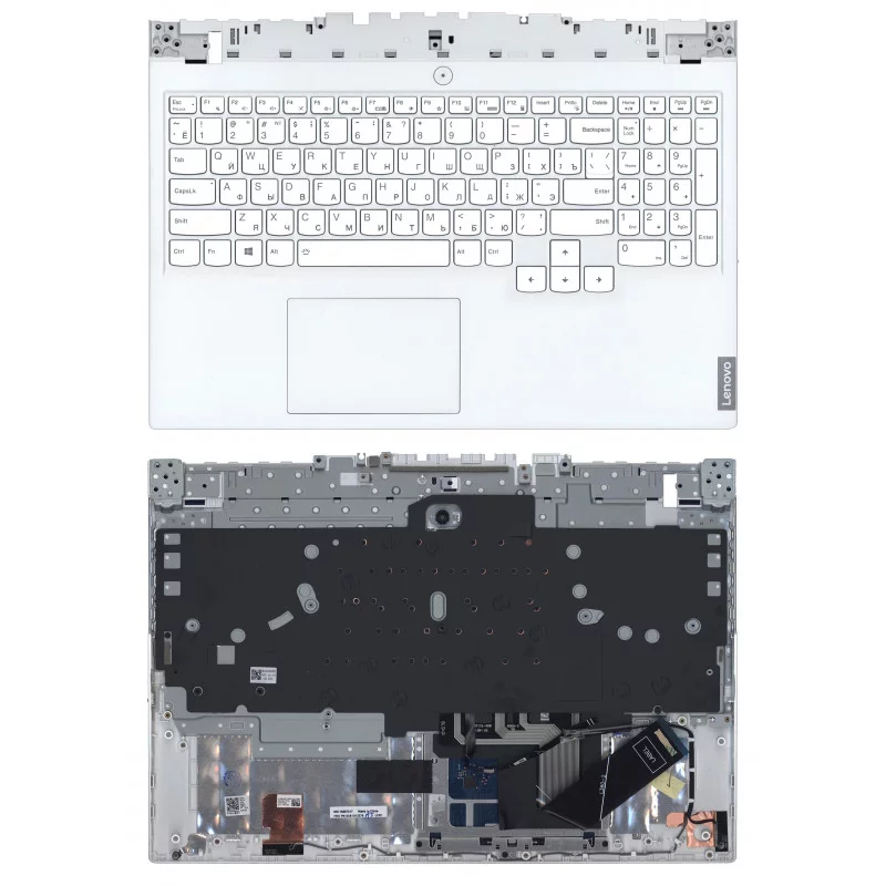 

Клавиатура для Lenovo Legion 5-15ITH6 топкейс, белый с подсветкой
