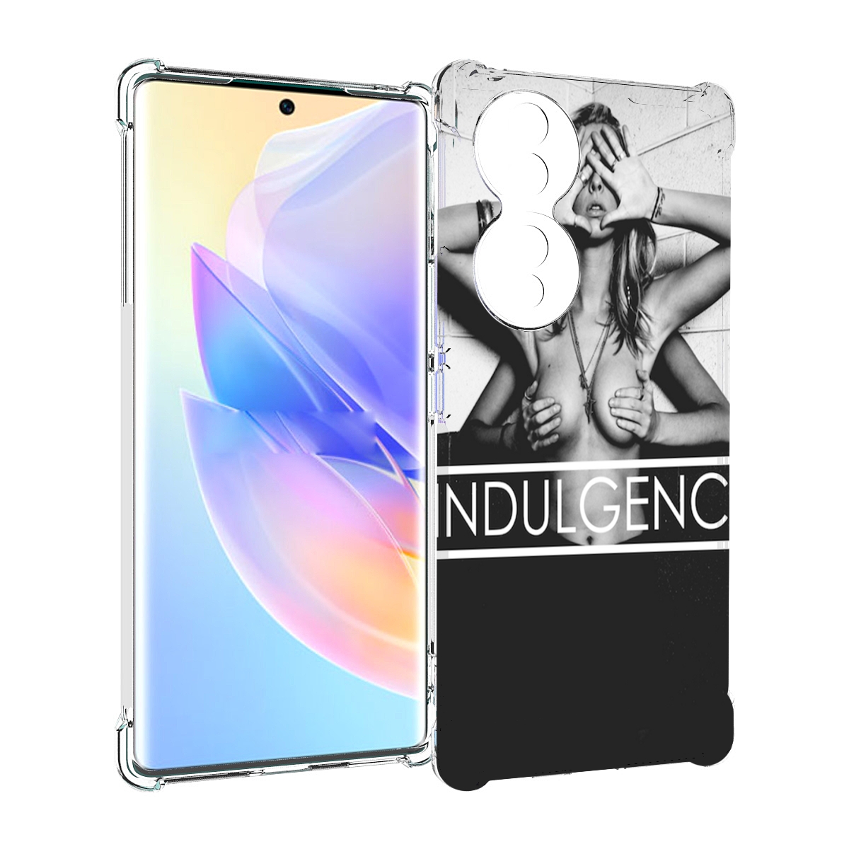 

Чехол MyPads Страсть для Honor 70, Прозрачный, Tocco