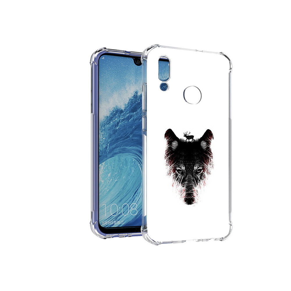 

Чехол MyPads Tocco для Huawei P Smart (2019) волк в траве, Прозрачный, Tocco