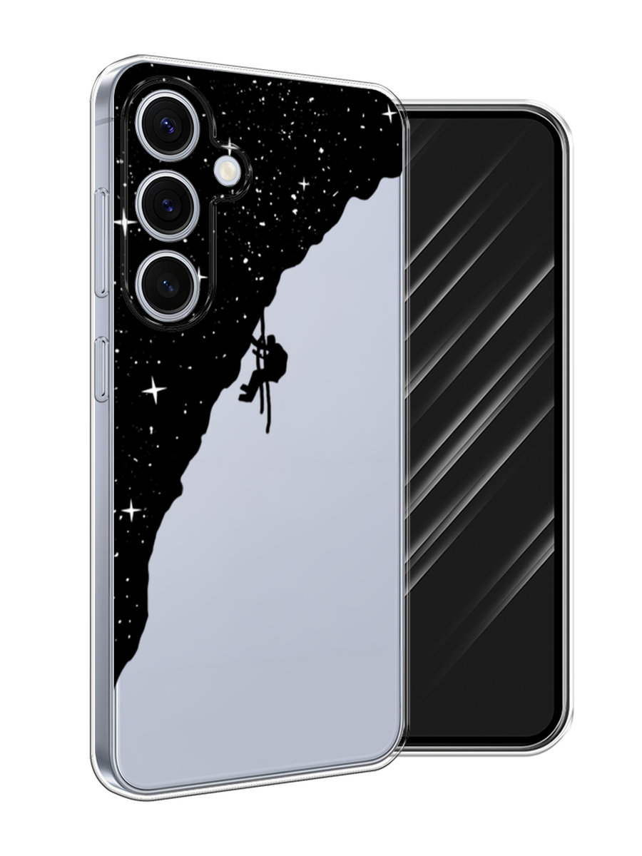 

Чехол Awog на Samsung Galaxy S24 FE 5G "Скалолаз в космосе", Черный;белый;бежевый, 2109950-1