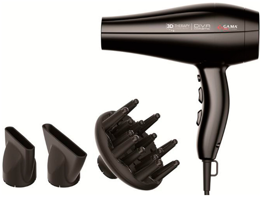 

Фен GA.MA GH3536 2300 Вт черный, GH3536