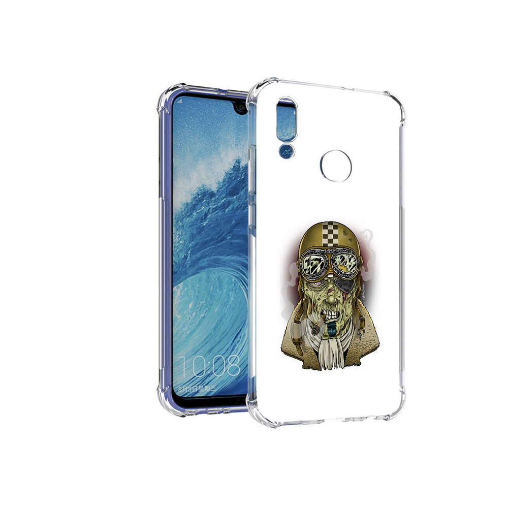 

Чехол MyPads Tocco для Huawei P Smart (2019) военный зомби, Прозрачный, Tocco