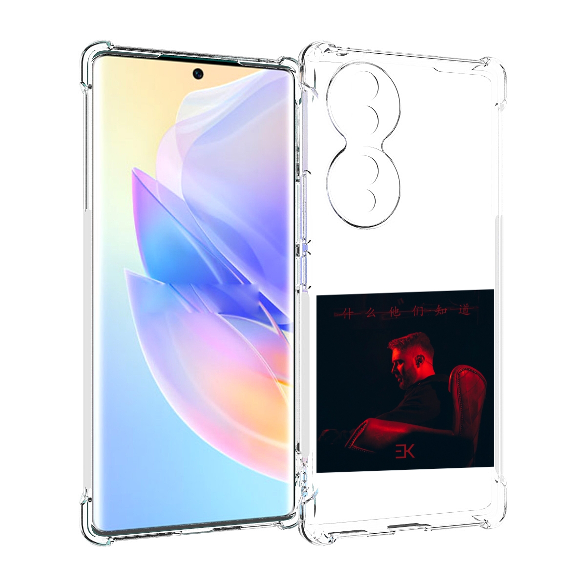 

Чехол MyPads Что они знают, Егор Крид для Honor 70, Прозрачный, Tocco