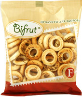 

Сушка Bifrut с маком на фруктозе 200 г