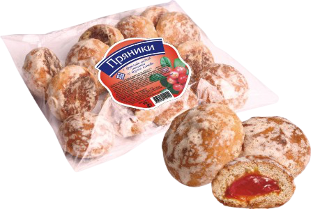 

Пряники Колос клюквенные глазированные 350 г