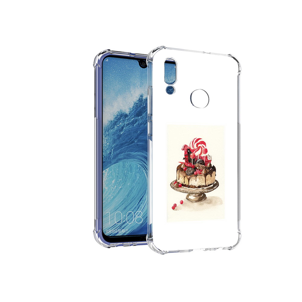 

Чехол MyPads Tocco для Huawei P Smart (2019) вкусный торт, Прозрачный, Tocco