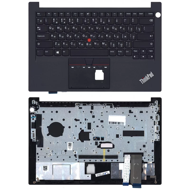 Клавиатура для Lenovo Thinkpad E14 gen 2 топкейс v.3