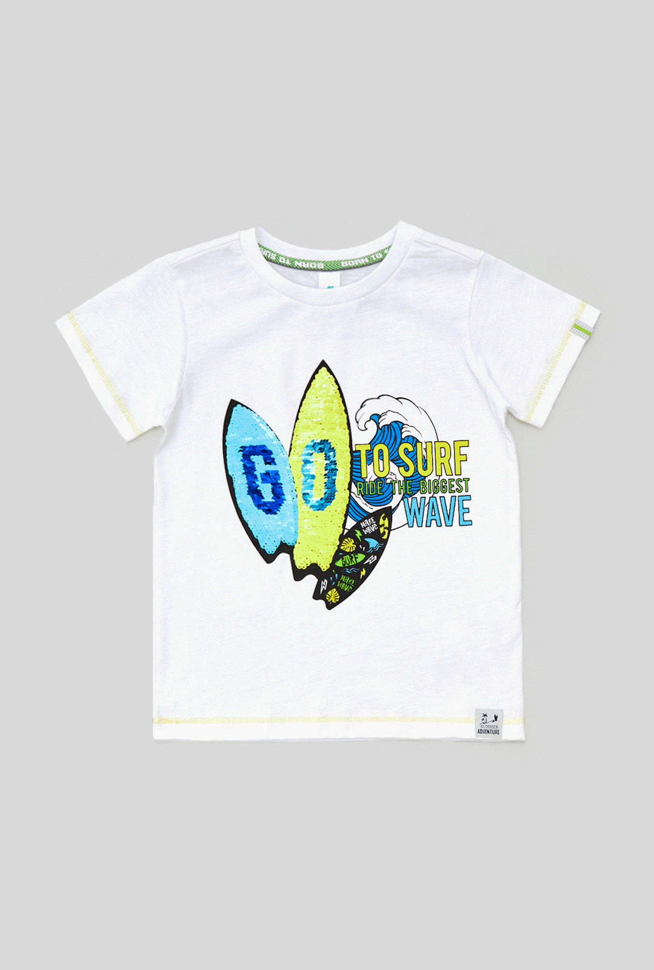 

Футболка для мальчиков размер 170, белый, 20110110298