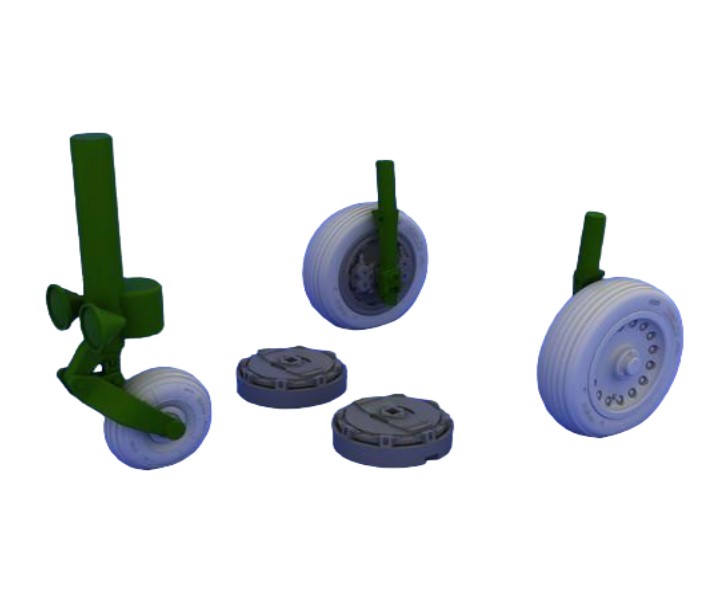 

632076 Eduard 1/32 Дополнения для Mirage IIIc wheels, 632076