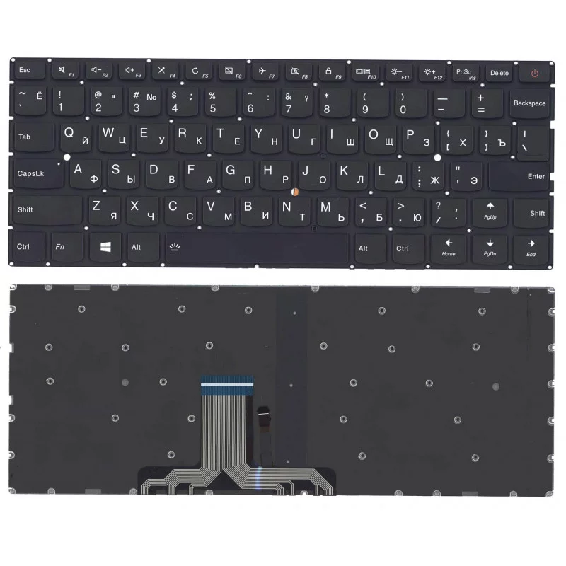 

Клавиатура для Lenovo IdeaPad 710S-13IKB, 710S-13ISK Series, p/n: SN20K82338, SN20K82366