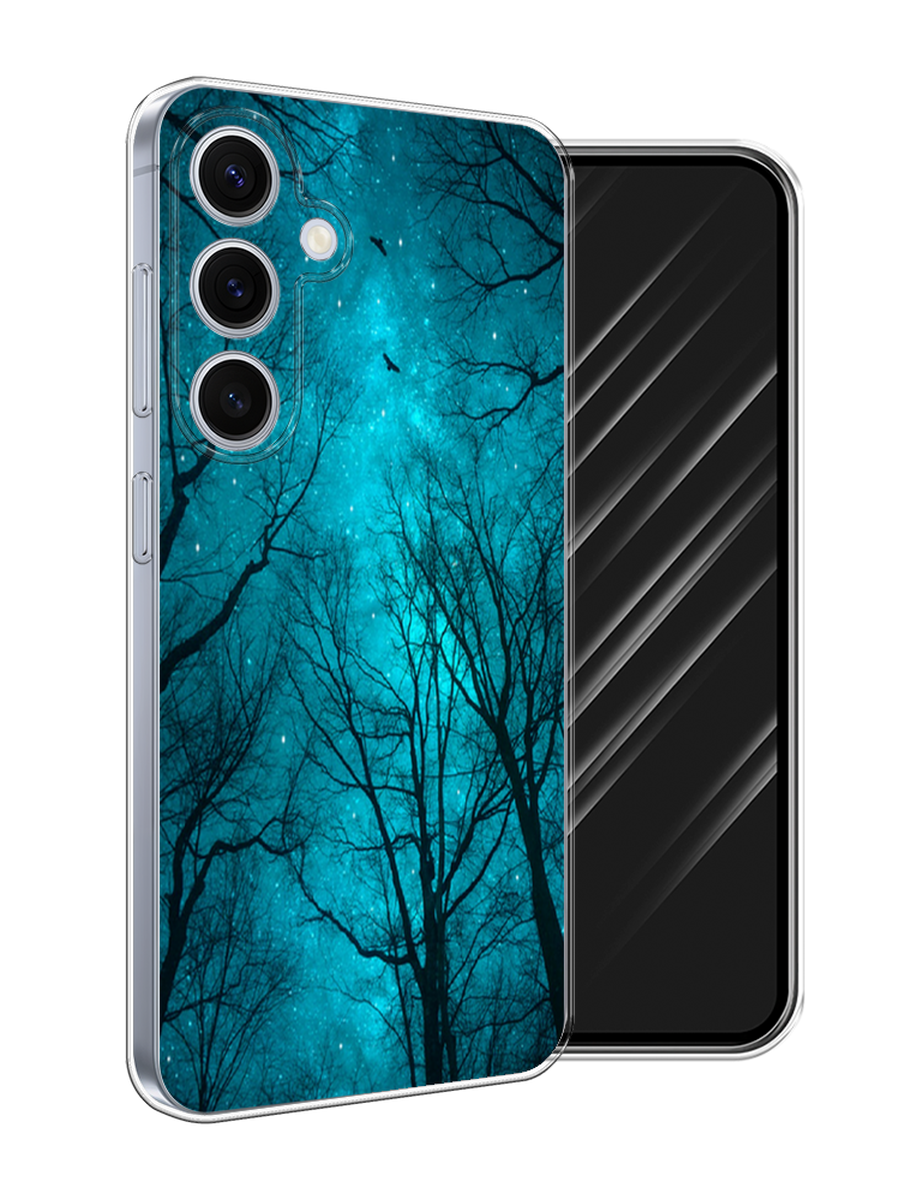 

Чехол Awog на Samsung Galaxy S24 FE 5G "Сказочный лес", Черный;бирюзовый, 2109950-1