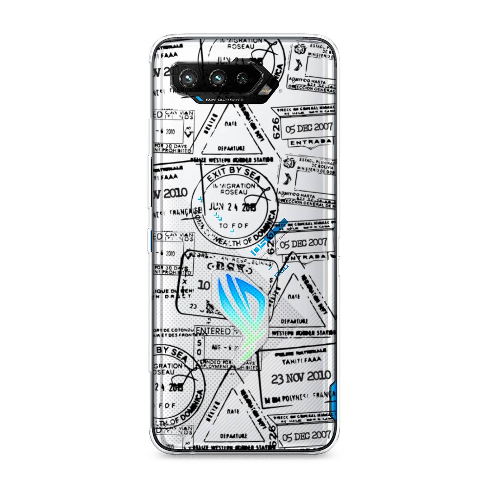 

Чехол для Asus Rog Phone 5/5s "Visa stamps 2", 44250-2