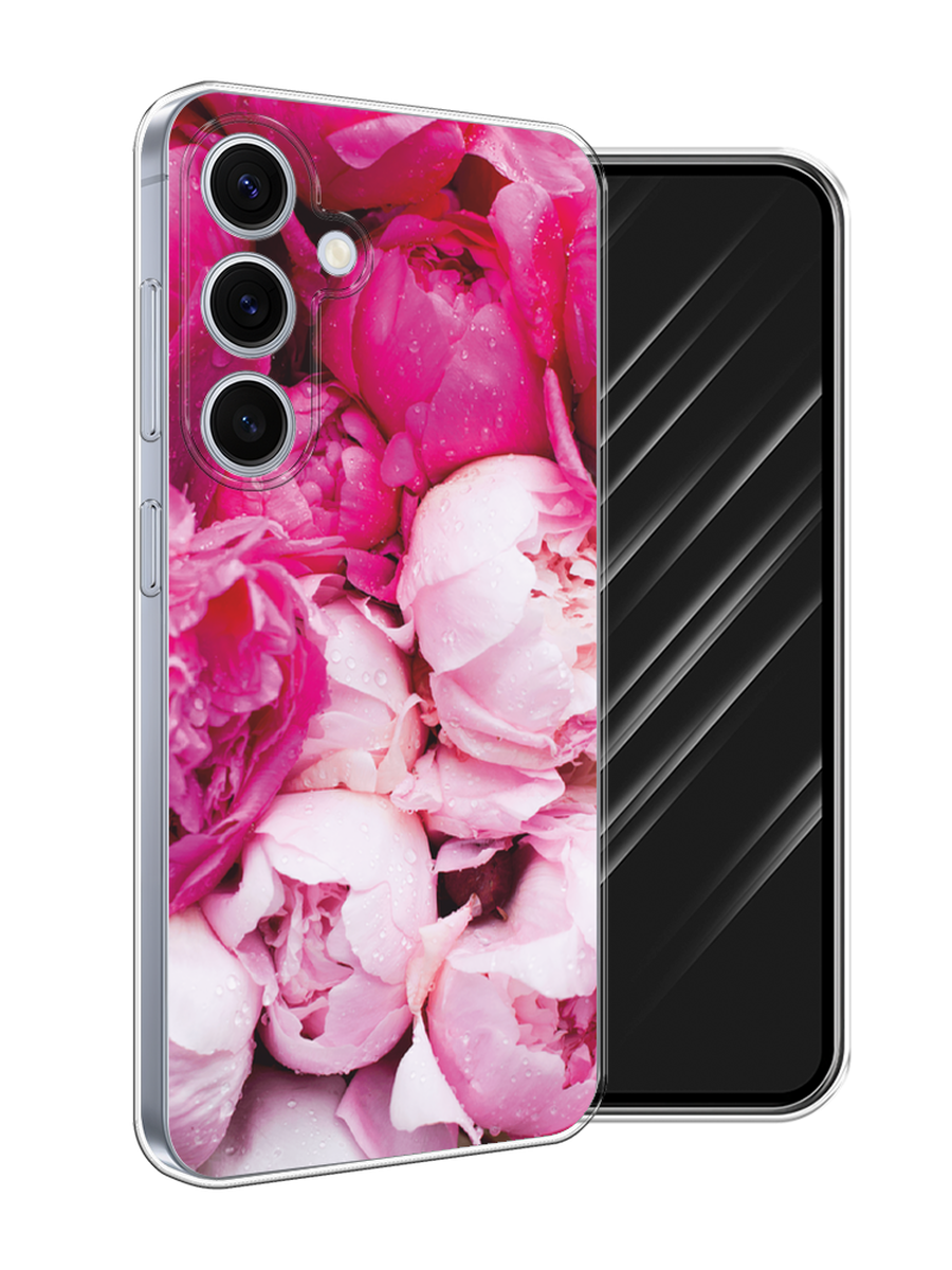 

Чехол Awog на Samsung Galaxy S24 FE 5G "Пионы розово-белые", Белый;розовый, 2109950-1