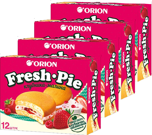 Печенье Orion Choco Pie FRESH PIE, 4 шт по 360 г
