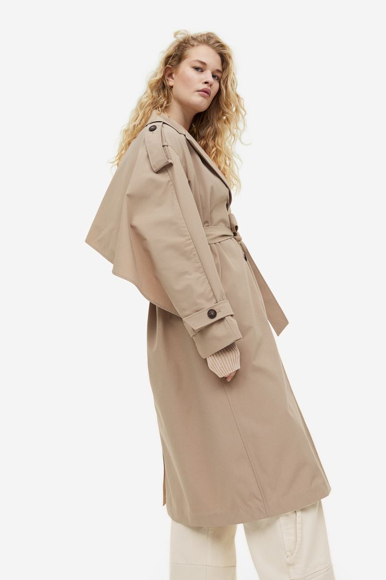 

Плащ женский H&M 1152825001 бежевый M (доставка из-за рубежа), 1152825001