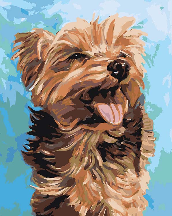 

Картина по номерам Живопись по Номерам Щенячьи радости, 40x50, Щенячьи радости