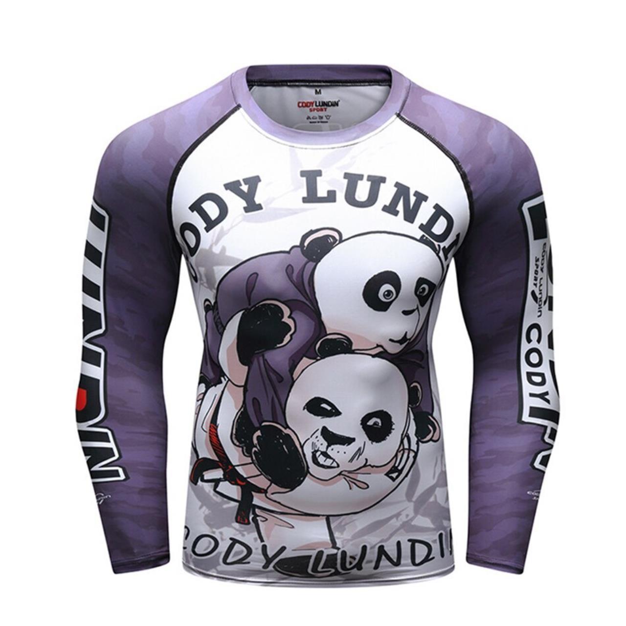 

Рашгард для единоборств Cody Lundin CL11201 Panda 2, Белый;фиолетовый, CL11201