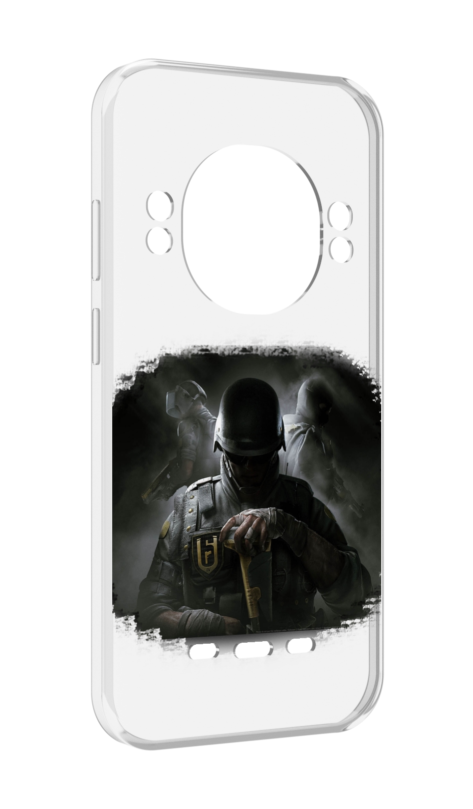 

Чехол MyPads Rainbow Six Siege для UleFone Power Armor 16 Pro, Прозрачный, Tocco