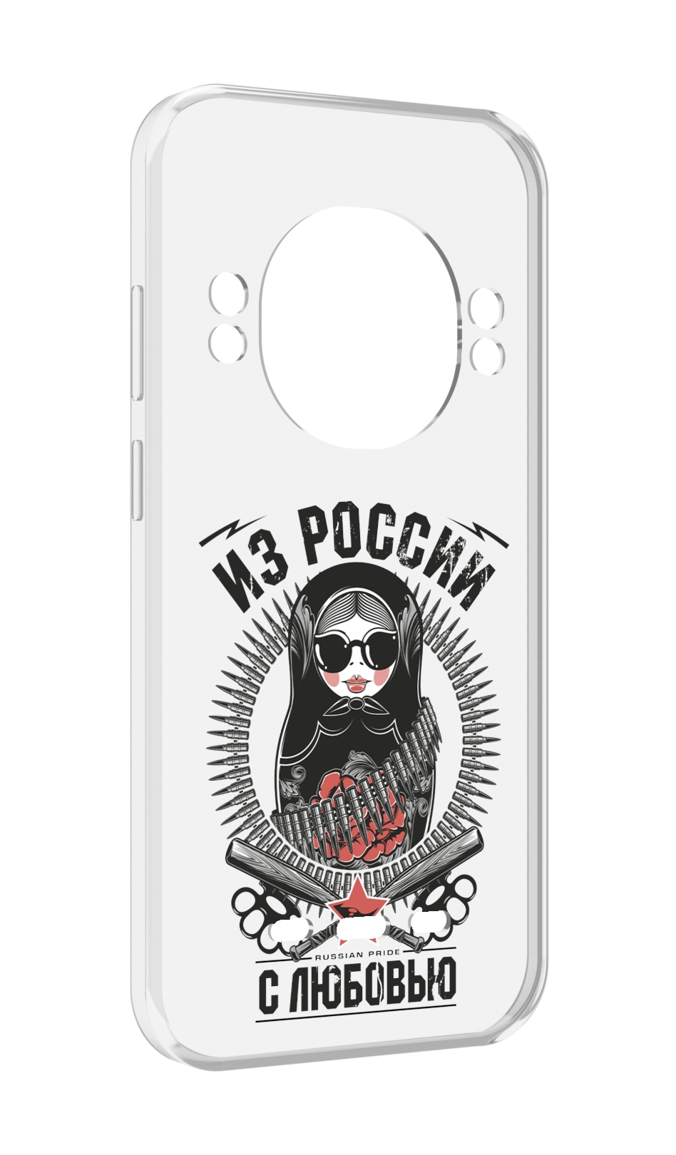 

Чехол MyPads Из России с любовью для UleFone Power Armor 16 Pro, Прозрачный, Tocco