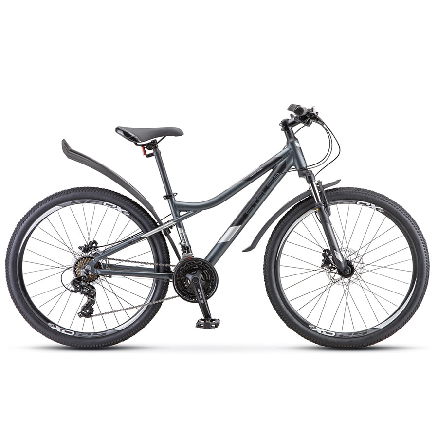 

Велосипед Stels Navigator 610 D 26" V010 антрацитовый LU093801 рама 16"