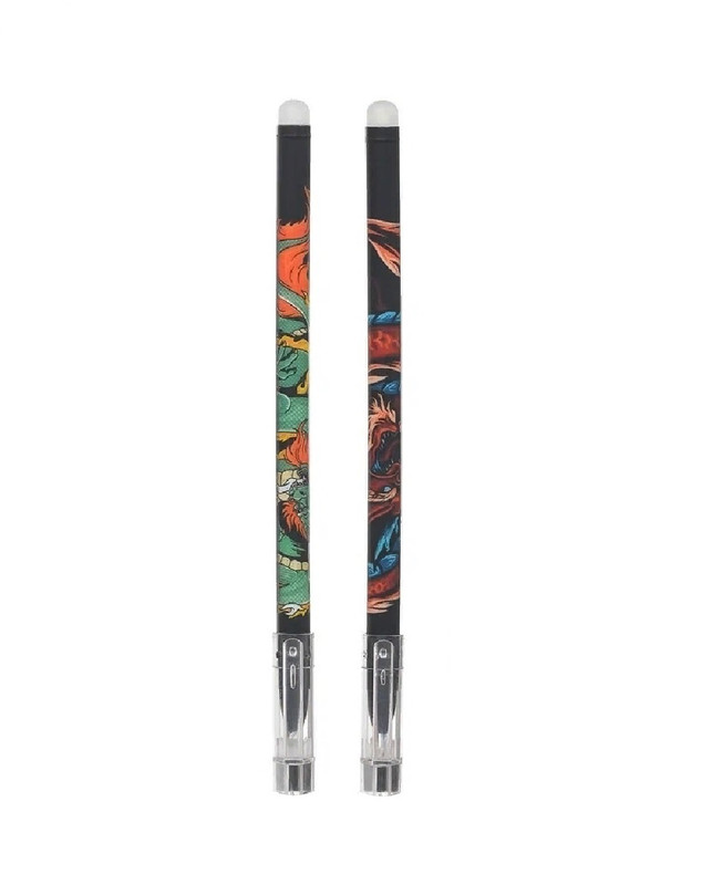 

Ручка MC-Basir Дракон МС-6030 гелевая со стираемыми чернилами синего цвета набор 2 штуки, БАС_МС-6030