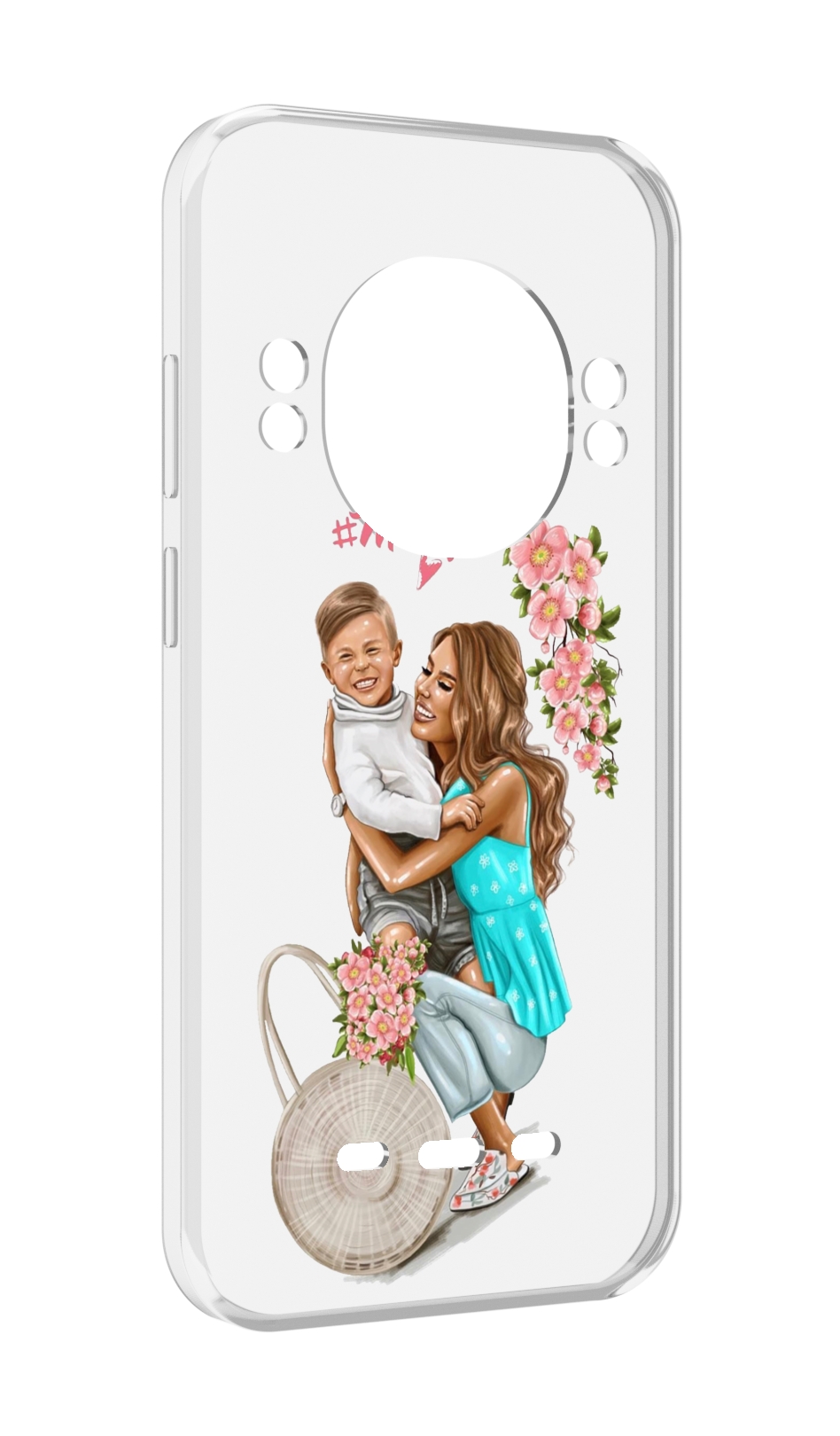 

Чехол MyPads Momlife для UleFone Power Armor 16 Pro, Прозрачный, Tocco