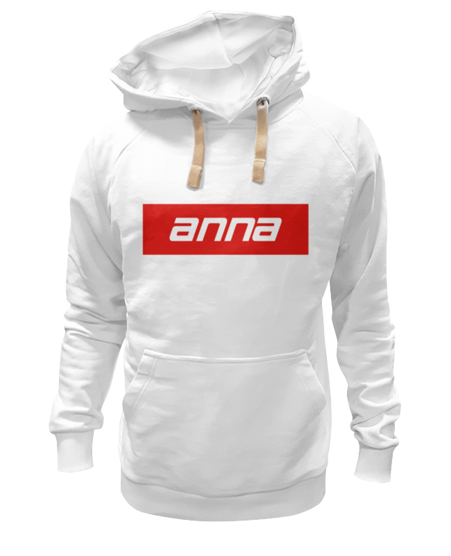 

Худи унисекс Printio Имя анна белое 3XL, Белый, Имя анна