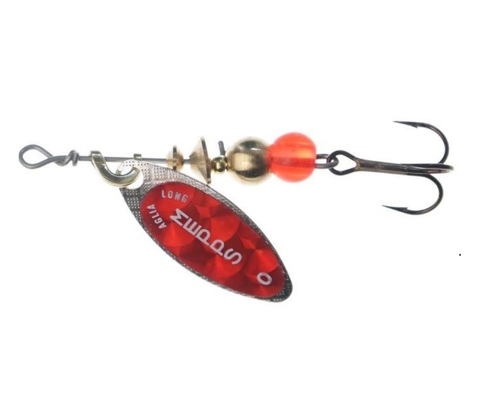 

Блесна для рыбалки вращающаяся Mepps AGLIA LONG REDBO (4.5 / Silver / 5 / / серебристый /, Aglia Long Redbo