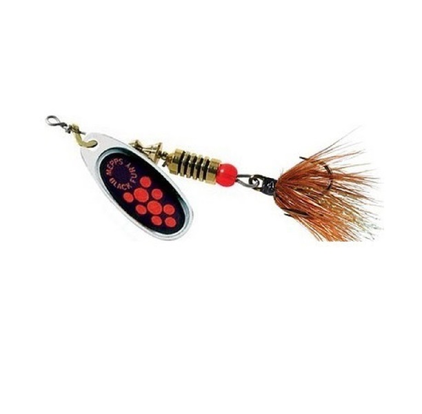

Блесна для рыбалки вращающаяся Mepps BLACK FURY MOUCHE (6.5 / Silver/Orange / 5 / /, Серебристый;оранжевый, Black Fury Mouche