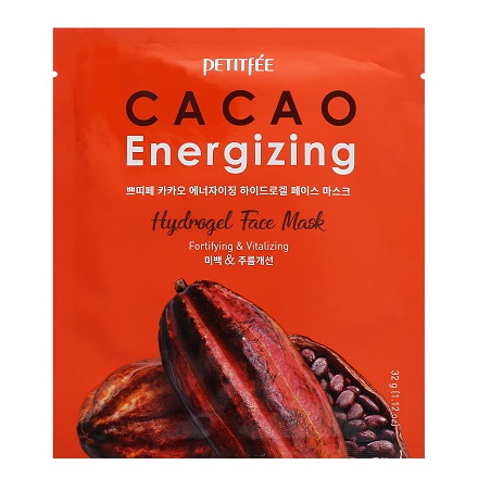 фото Маска для лица cacao energizing, petitfee, 32 г