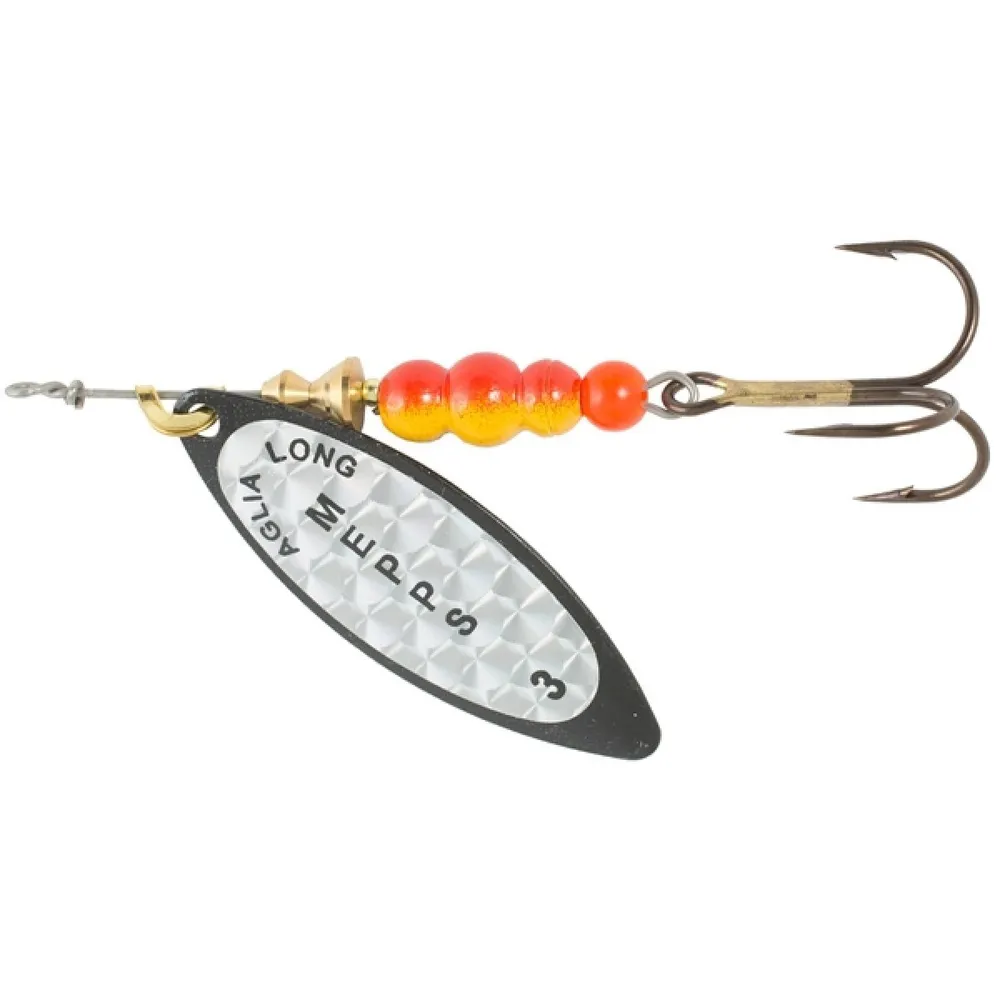 

Блесна для рыбалки вращающаяся Mepps AGLIA LONG RAINBO (17 / Black / 5 / / черный / 5 / 5, Aglia Long Rainbo