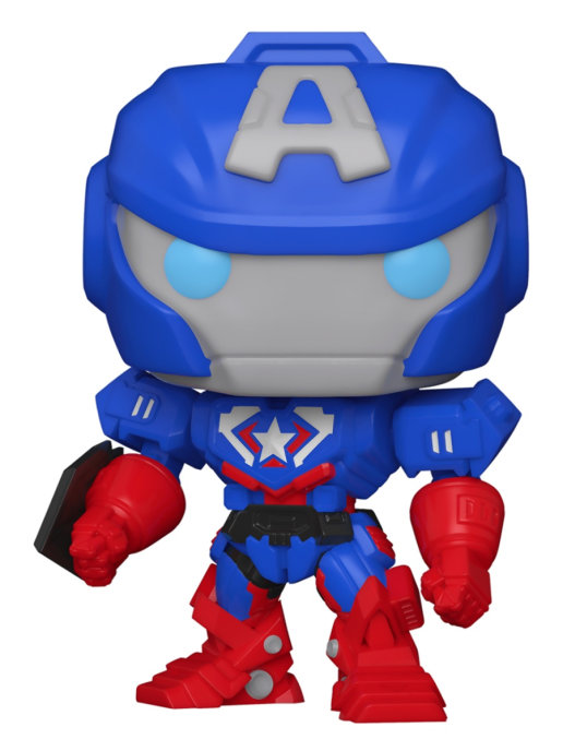 фото Фигурка funko pop! головотряс avengers mech strike: captain america