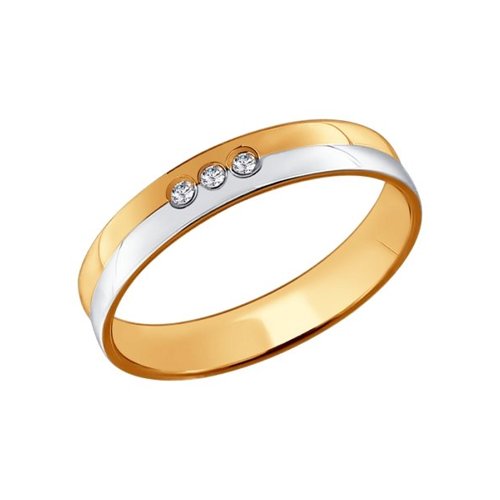 

Кольцо из золота р.  SOKOLOV Diamonds 1110150, бриллиант, 1110150