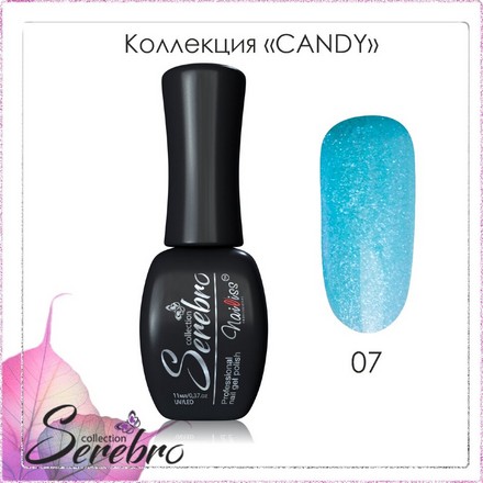 фото Гель-лак serebro, candy №07